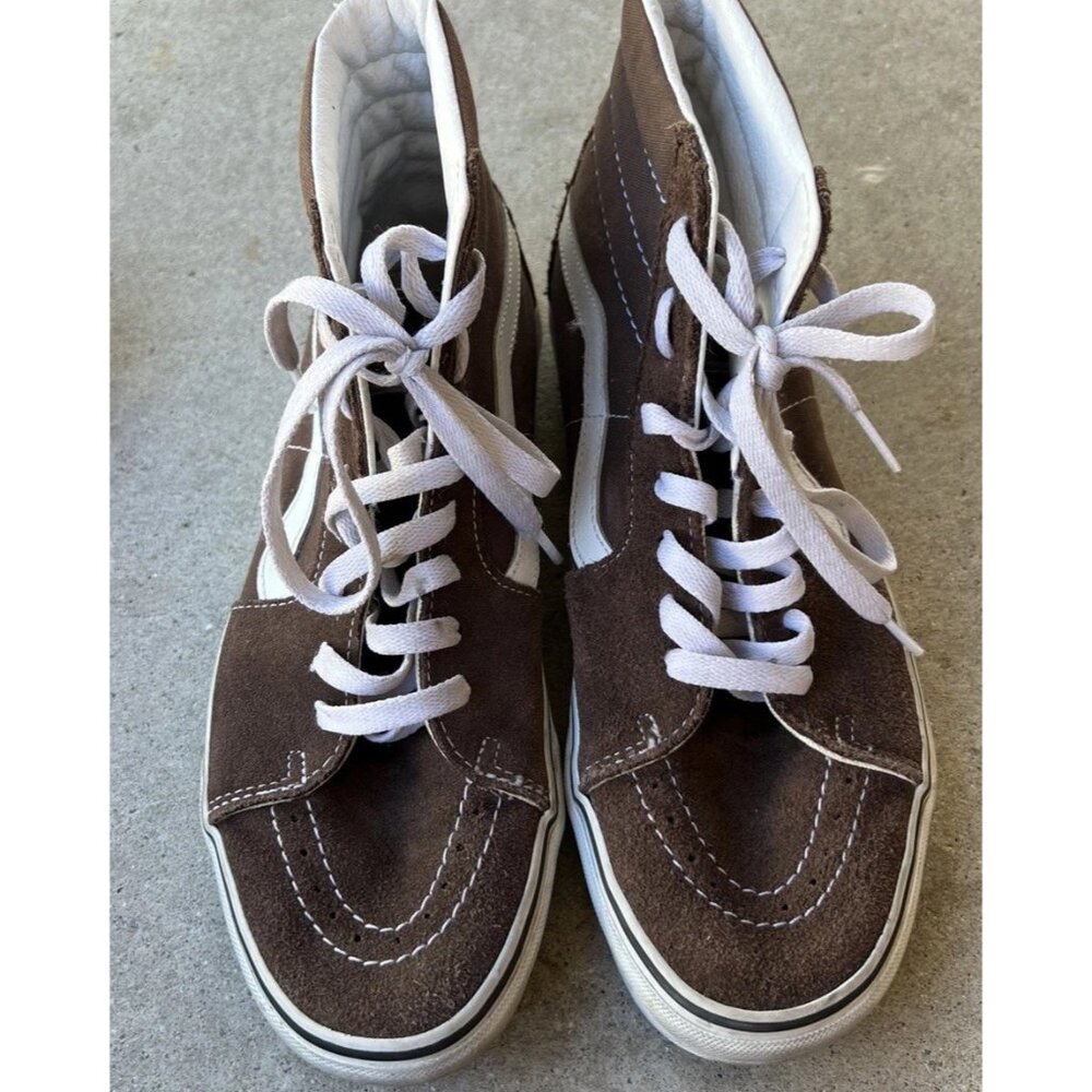 Vans Off The Wall Suede Brown High Top Size Men’s 9.5 Us Wo’s 11  Us 507598